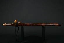 Walnut Burl Native American Flute, Minor, Mid F#-4, #E24G